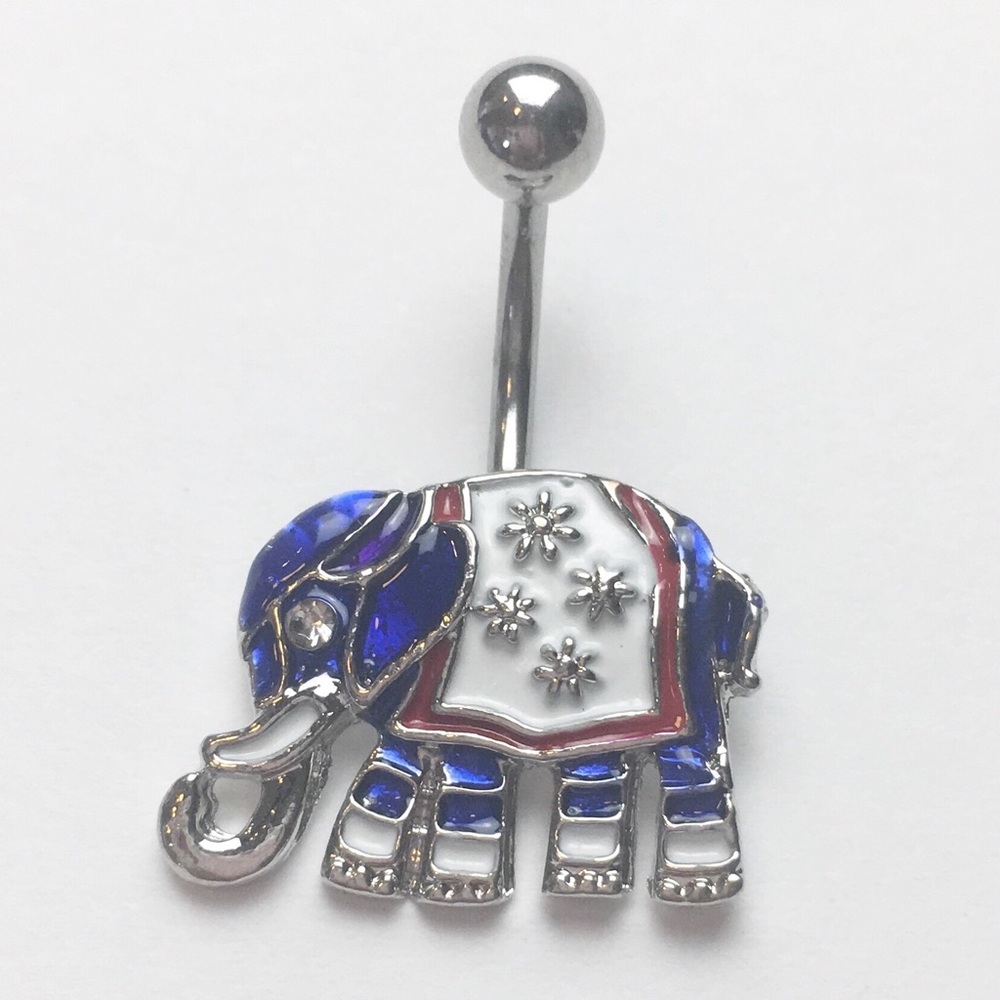 ⤵️$16 Elephant Navel Ring Belly Button